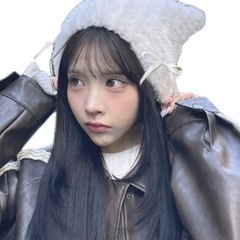 レディース　猫耳ニット帽の画像