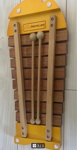 ボーネルンド おさかなシロフォン 黄色 木琴 知育玩具