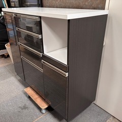 三幸ジャパン 食器棚 モダン レンジボード キッチンカウンター 美品の画像