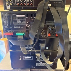 【レトロ音響】KENWOOD コンポセット 5点＋スピーカー＋リモコンの画像