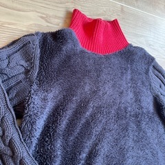 ボアニットセーター130cmの画像