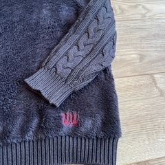 ボアニットセーター130cmの画像