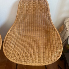 IDEE ラタン椅子　２脚　の画像