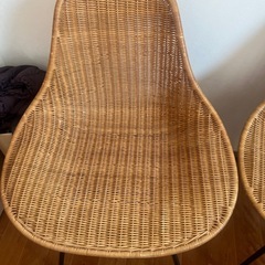 IDEE ラタン椅子　２脚　の画像