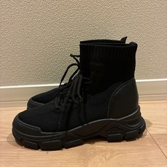 【willfully】美品ニット スニーカーブーツの画像