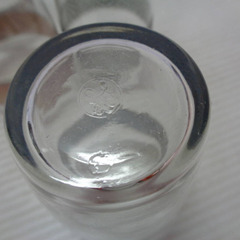 ★HOYA　ホヤ　プリント タンブラー　6客セット　すだれ柄　ガラス　コップ　グラス　昭和レトロ　元箱★mの画像