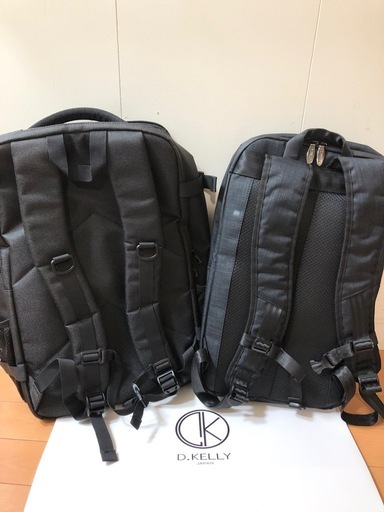 新品未使用◆D.KELLY◆2個セット◆バックパック◆リュックサック◆スクエア◆撥水加工◆アウトドア ビジネス◆リュック　