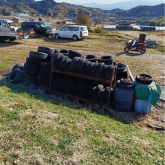 廃棄するタイヤ、もらってください！の画像