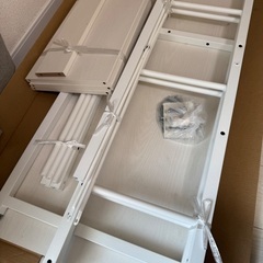 システムデスク　ホワイトの画像