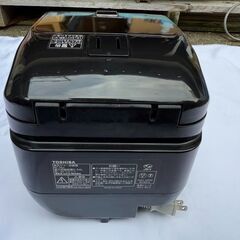 東芝 TOSHIBA マイコン炊飯器 3合炊き ブラック RC-5SJ(K)の画像