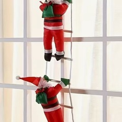 『取引中』サンタ3体が登るの画像