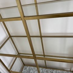 棚 ディスプレイラック ガラス の画像