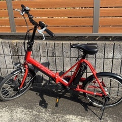 SANYO 20インチ 電動折りたたみハイブリッド自転車 エネループバイクの画像