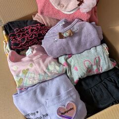 子ども服110サイズ 女の子Cセット　まとめて1箱27枚の画像