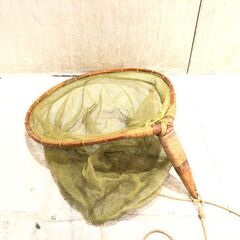 ■■738■まとめ 釣り 網 たも タモ 木製 渓流釣り フィッシングの画像