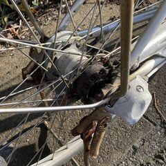 【点検/整備済】 内装3段 宮田製 高級アルミフレーム 通学車 自転車の画像