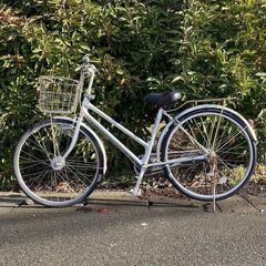 【点検/整備済】 内装3段 宮田製 高級アルミフレーム 通学車 自転車の画像