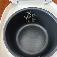 2024年式　山善5.5合炊きの画像