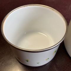 食器棚に入ってたホーロー(3点セット)の画像