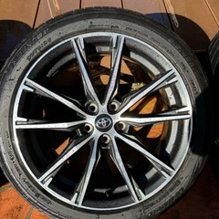 86ZN6後期　純正ホイールタイヤ4本セットの画像