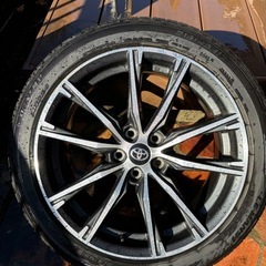 86ZN6後期　純正ホイールタイヤ4本セットの画像