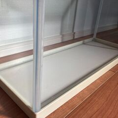 水槽 コンパクト ホワイト 幅45×奥行17×高さ25㎝の画像