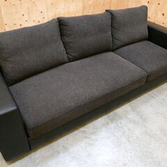 ≪yt2111ジ≫ estic/エスティック 3人掛けソファ MAGIC 幅235cm 座面布張り/本体本革? spiga/スピガ/フォルマックス/中古家具/リユースストレージ仙台 071204-01の画像