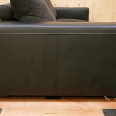 ≪yt2111ジ≫ estic/エスティック 3人掛けソファ MAGIC 幅235cm 座面布張り/本体本革? spiga/スピガ/フォルマックス/中古家具/リユースストレージ仙台 071204-01の画像