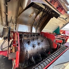  三菱 コンバイン MC16 結束機付き 2条刈 16馬力 超低アワー：179h！ 実動・中古美品の画像