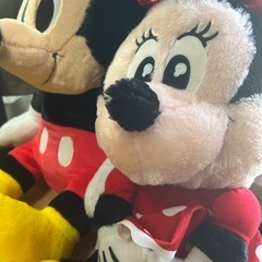 ミッキー&ミニーのぬいぐるみの画像