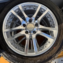 17インチ シルバーホイール ダンロップタイヤセットの画像