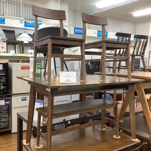 ニトリ ベンチダイニング4点セット【トレファク 川越店】
