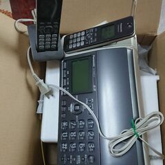 ファックス電話、＋小機、純正、セット品の画像