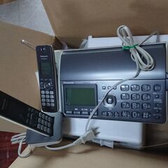 ファックス電話、＋小機、純正、セット品の画像