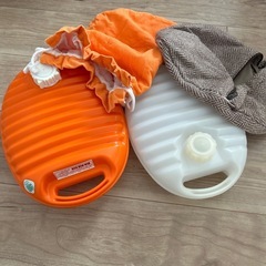 湯たんぽ2個セットカバー付きの画像