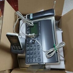 ファックス電話、＋小機、純正、セット品の画像