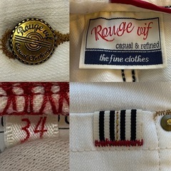 未使用定価16,500円レディースジーンズホワイトデニムの画像