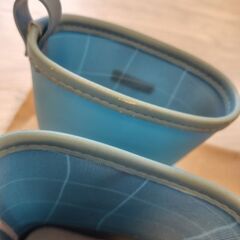 キッズ　レインブーツ　19センチ　未使用に近いの画像