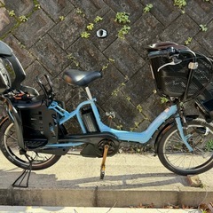 大阪送料無料 ヤマハ電動自転車子ども乗せ20インチ バッテリー8.7shの画像