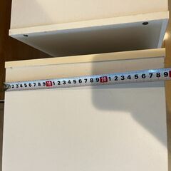 ⭐️カラーボックス（白）２つ⭐️　大田区南馬込　（他におもちゃ棚あわせて引き取り可能）の画像