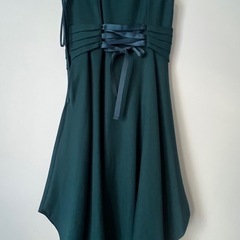 グリーンドレス、レースの画像