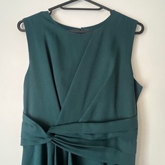 グリーンドレス、レースの画像