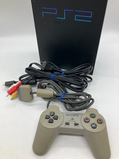 【トレファク足立扇店】PlayStation2 SONY SCPH-18000 ｺﾝﾄﾛｰﾗｰ1個付 AVｹｰﾌﾞﾙ付