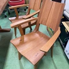 J025）飛騨家具 HIDA kiyomi koubou　飛騨清見工房 ダイニング5点セットの画像