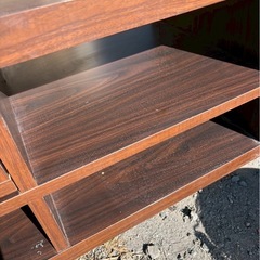 テレビボード　木目　ブラウンの画像