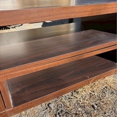 テレビボード　木目　ブラウンの画像