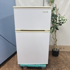 I762 🌈 YAMADA 冷蔵庫 (90L) ⭐ 動作確認済 ⭐ クリーニングの画像