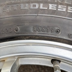 ジムニー　ja11 ja12 ja22 jb23 ウェッズ　キーラー　スタッドレスタイヤ付きの画像