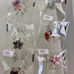 キラキラヘアクリップ＊ピアスなどの画像