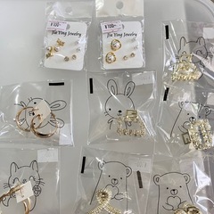 キラキラヘアクリップ＊ピアスなどの画像